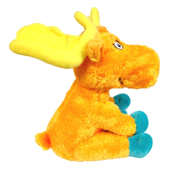 Kohls Cares Dr Seuss Thidwick Moose Stuffed Animal 2016 Yellow Plush 11" - Picture 3 of 6